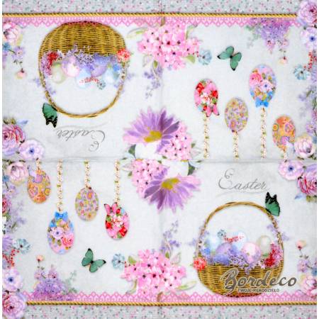 Serwetka decoupage firmy NOUVEAU Wielkanoc 33x33cm